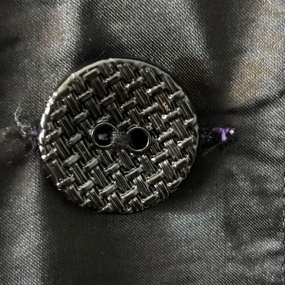 Oopera reversible fine art Van Gogh Starry Night print & black raincoat w hood S - Picture 11 of 13